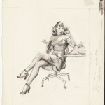 Gil Elvgreen : I'm Never Promoted, But I Get Lots of Advances, preliminary sketch, 1946