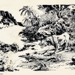 Roy G. Krenkel : Savage Land (undated)