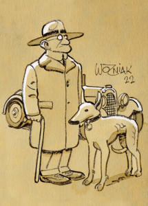 #66 l'homme au chien (O. Wozniak)
